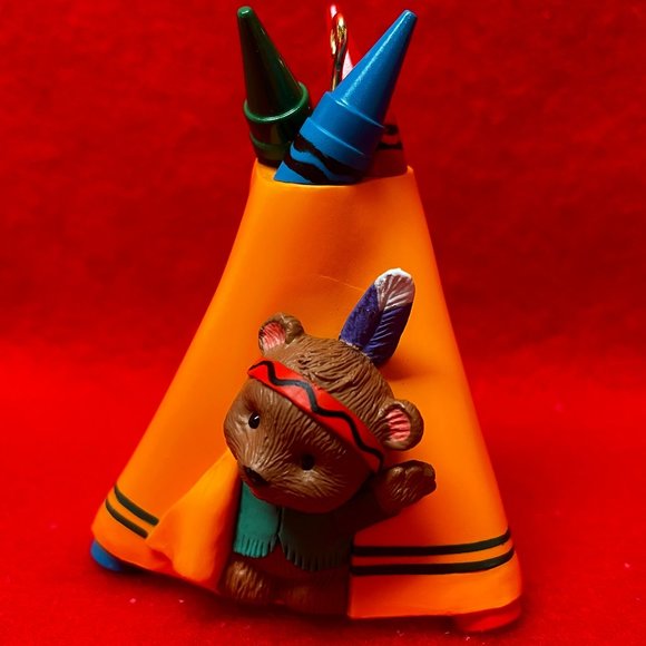 Bright 'n' Sunny Tepee Crayola Crayon Collector's Series Hallmark Ornament - Picture 1 of 7